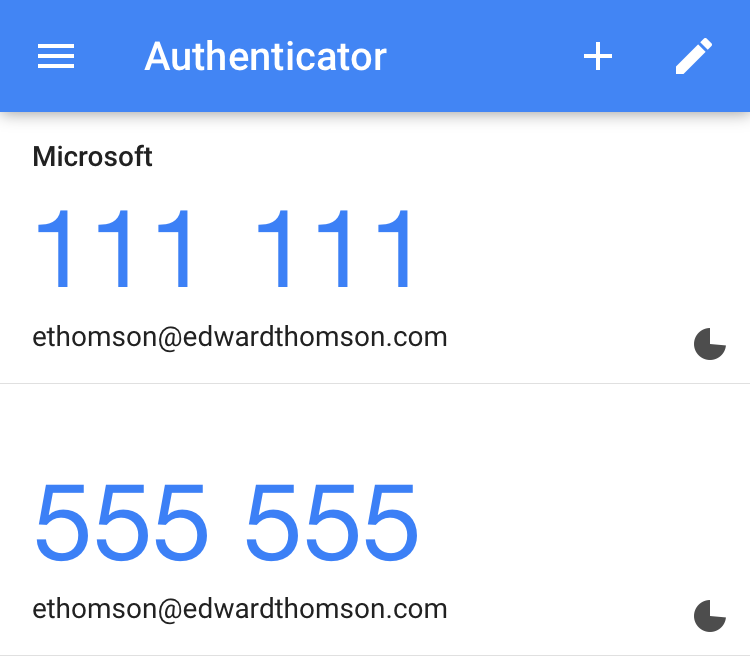 Google Authenticator Missing a Title