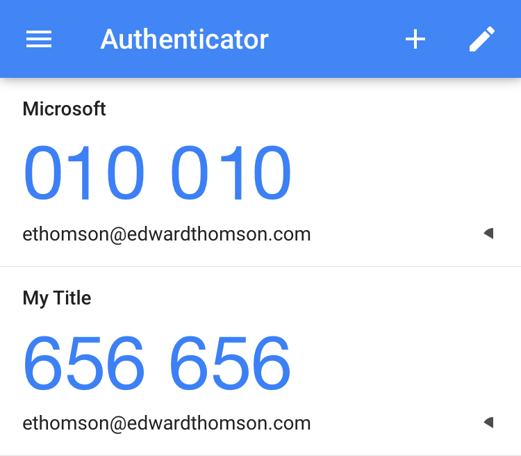 Google Authenticator with a Custom Title